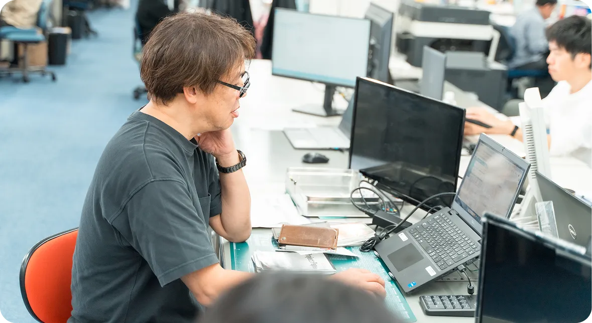 生産管理の仕事風景