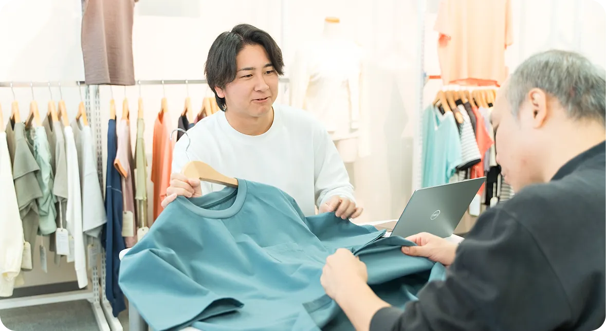 営業の仕事風景